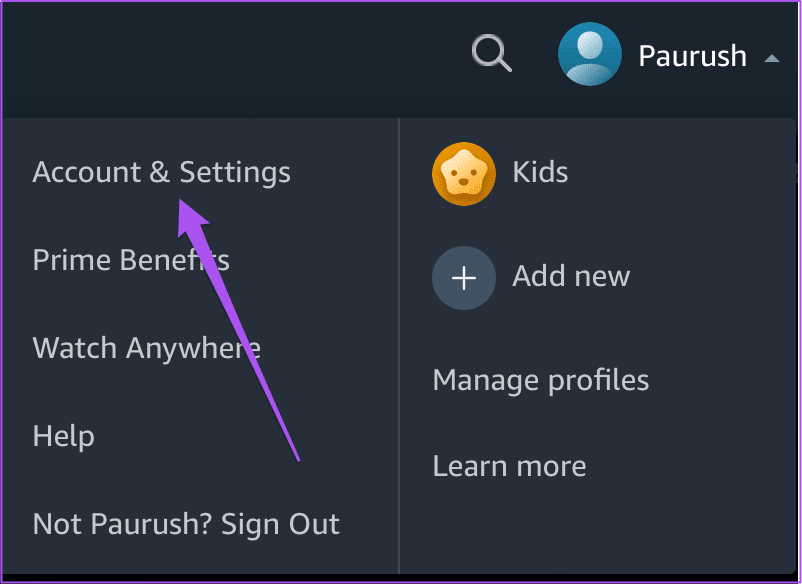 account-settings-prime-video-browser-1 كيفية إيقاف التشغيل التلقائي على Amazon Prime Video