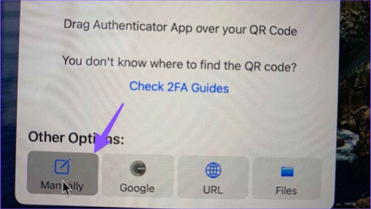 add-code-manually-1200x675 أفضل 3 طرق لإعداد المصادقة الثنائية 2FA على Mac