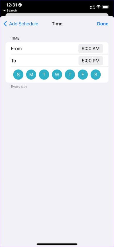 add-focus-schedule-400x866 أفضل 8 طرق لإصلاح استنزاف البطارية طوال الليل على iPhone