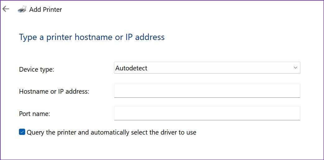 add-ip-address-and-hostname-1043x516 أفضل 8 طرق لإصلاح رسالة خطأ "يتعذر على Windows الاتصال بالطابعة" على Windows 11