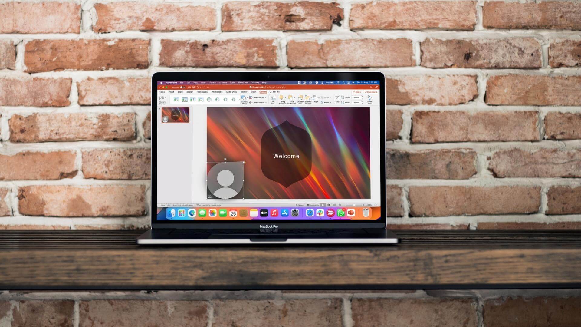 add-live-camera-feed-in-powerpoint-Mac-1920x1080 كيفية إدراج Live Camera Feed في Microsoft PowerPoint على Mac