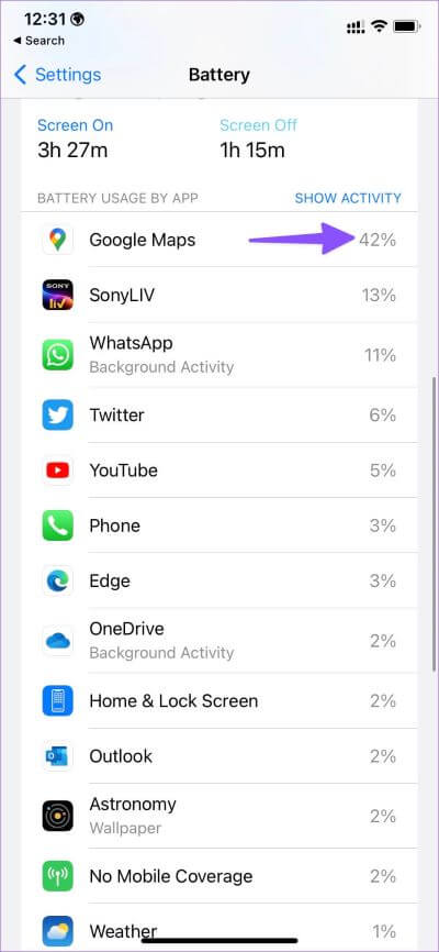 check-battery-usage-1-400x866 أفضل 8 طرق لإصلاح استنزاف البطارية طوال الليل على iPhone
