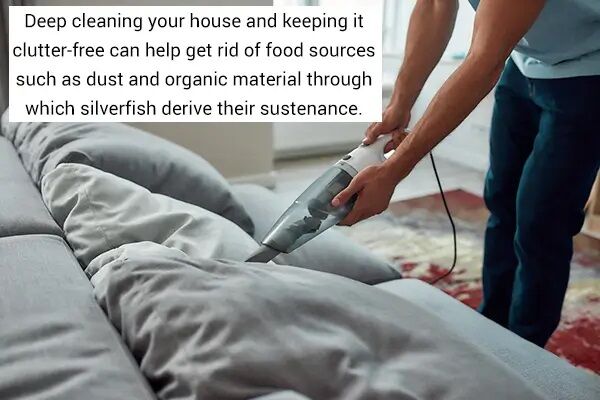 clearing-the-clutter-to-stop-a-silver1fish-infestation-600x400 5 طرق للتخلص من غزو حشرة السمكة الفضية
