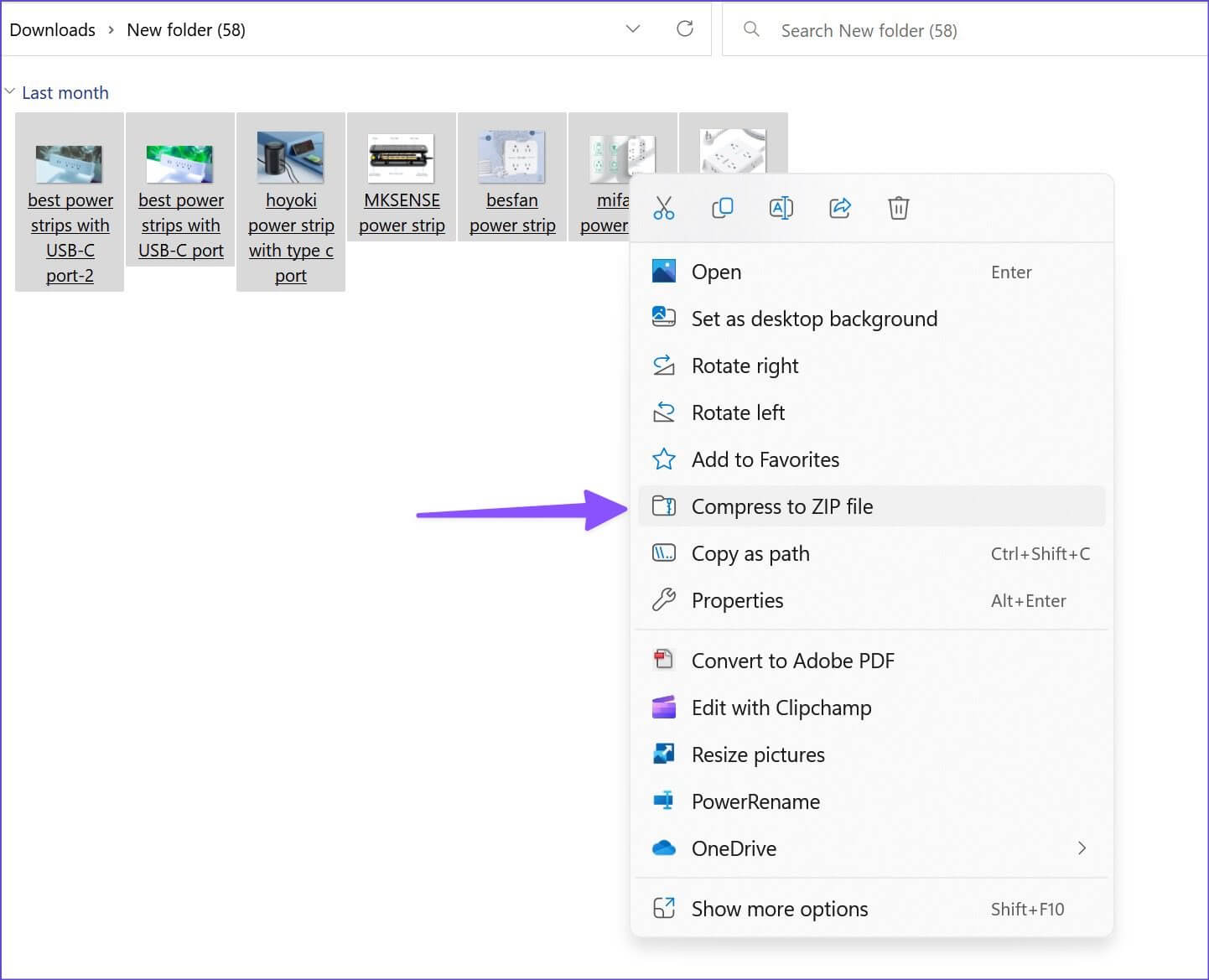 compress-to-ZIP-file-on-windows-1442x1169 أفضل 3 طرق لإرسال الملفات الكبيرة باستخدام Gmail