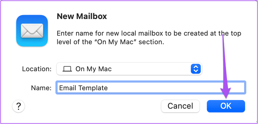 create-new-mailbox-in-mail-app-mac- كيفية إنشاء قالب بريد إلكتروني في تطبيق Mail على جهاز Mac