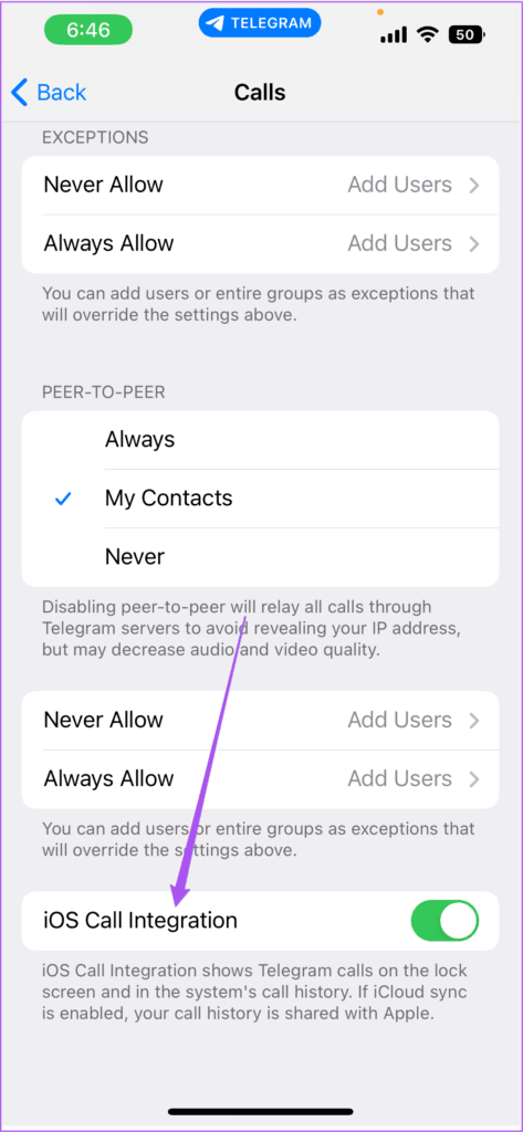 كيفية تقييد المكالمات الصوتية والرسائل الصوتية على Telegram - %categories