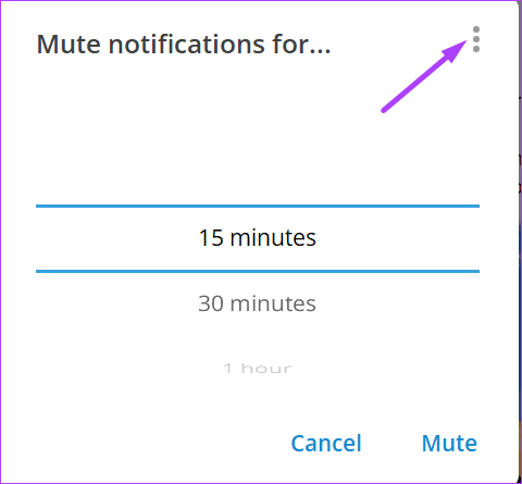 how-to-create-custom-mute-durations-on-telegram-for-desktop-and-mobile-7 كيفية إنشاء فترات كتم صوت مخصصة في Telegram على سطح المكتب والجوال