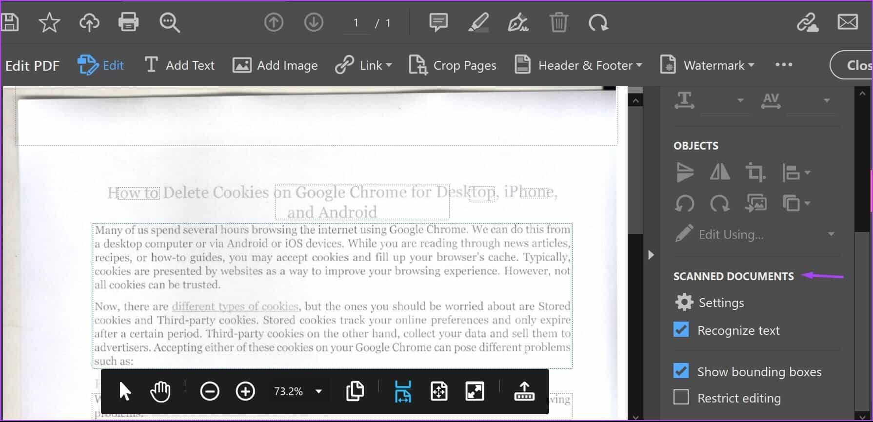كيفية تحرير ملفات PDF الممسوحة ضوئيًا في Adobe Acrobat DC - %categories