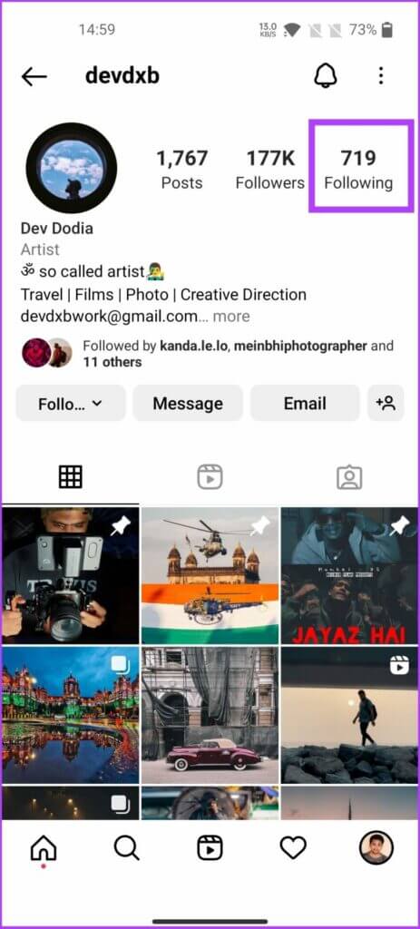 instagram_profile_following-463x1024-1-463x1024 كيفية الاطلاع لمعرفة المشاركات التي أعجبتك على Instagram
