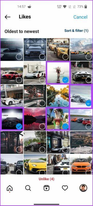 liked_posts_instagram-e1660647830924-325x719 كيفية الاطلاع لمعرفة المشاركات التي أعجبتك على Instagram