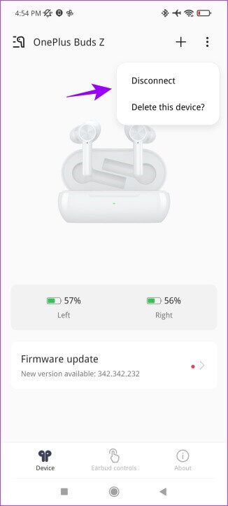 manage_device-326x722 كيفية إدارة وتخصيص عناصر التحكم في OnePlus Buds