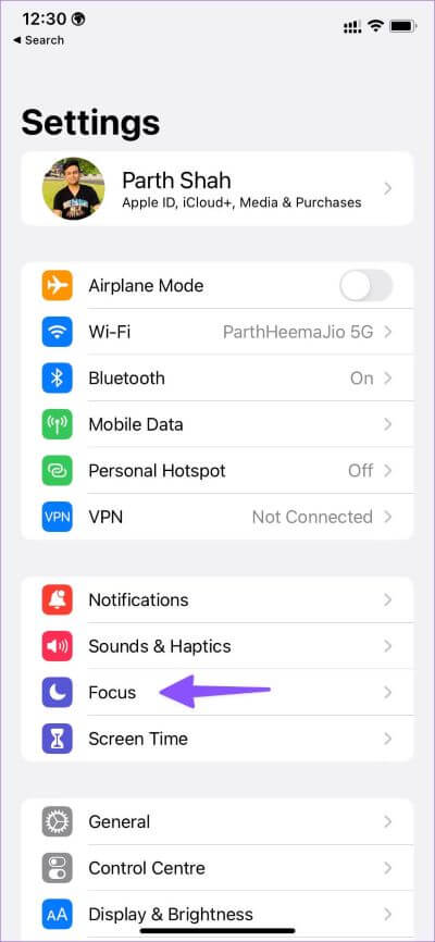 open-focus-menu-2-400x866 أفضل 8 طرق لإصلاح استنزاف البطارية طوال الليل على iPhone