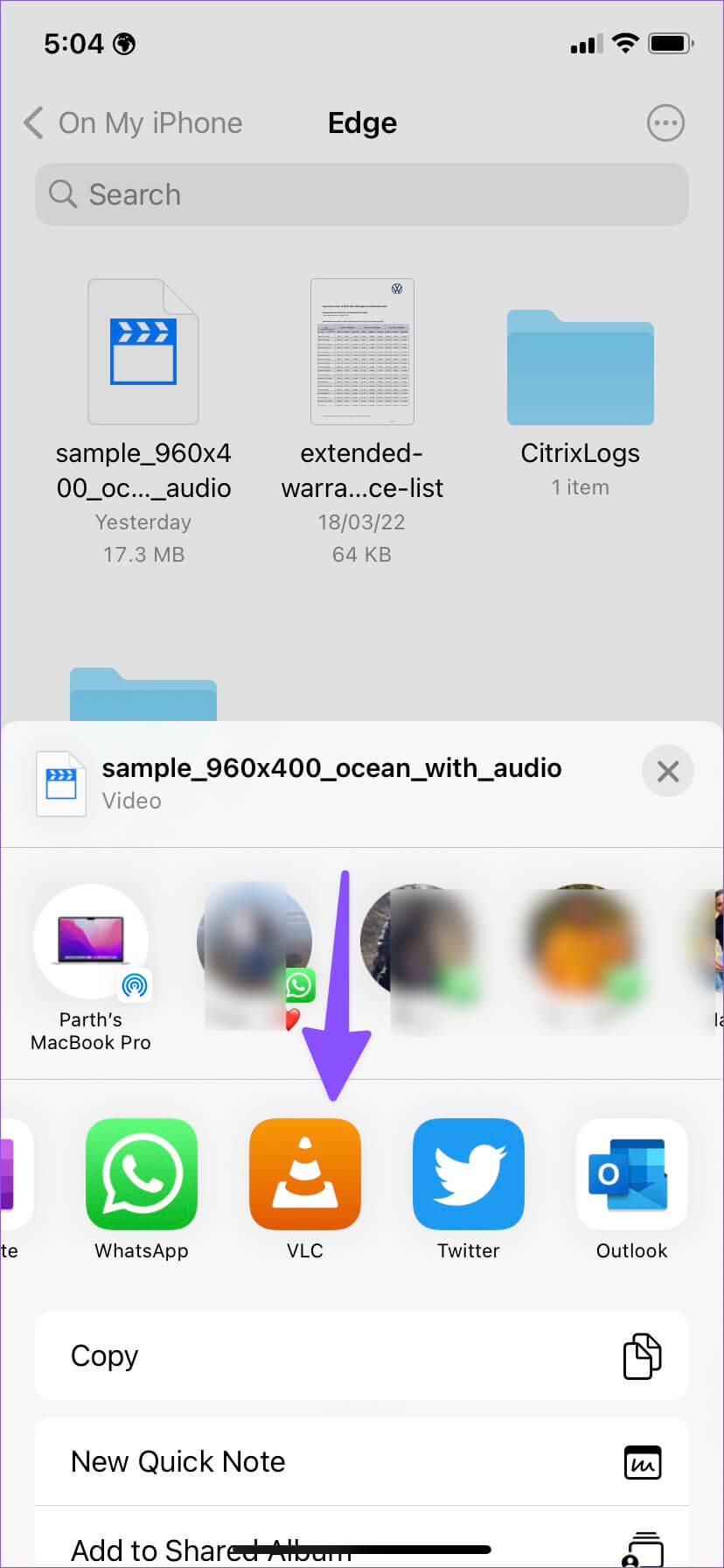 open-google-drive-videos-in-VLC-828x1792 كيفية تنزيل وتشغيل مقاطع فيديو Google Drive على iPhone