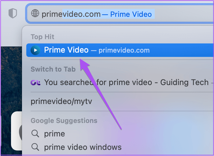 open-prime-video-inn-browser كيفية إيقاف التشغيل التلقائي على Amazon Prime Video