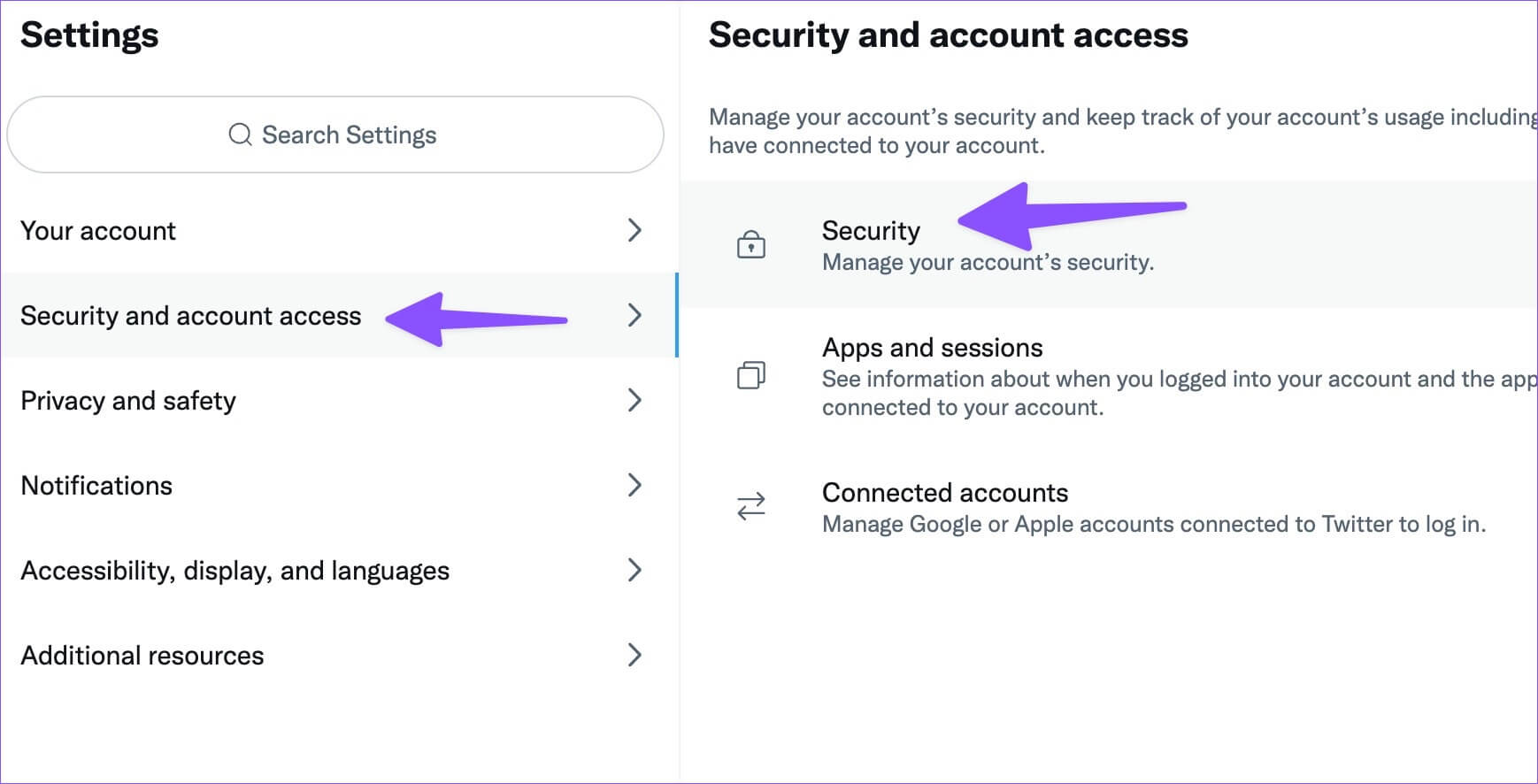 open-security-menu-on-twitter-1738x886 أفضل 3 طرق لإعداد المصادقة الثنائية 2FA على Mac
