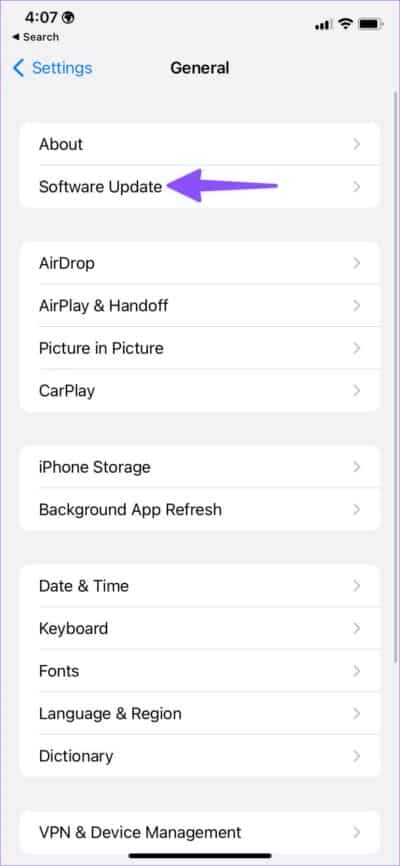 open-software-update-menu-4-828x1792-e1659376288438 أفضل 3 طرق لحذف الصور المكررة على iPhone