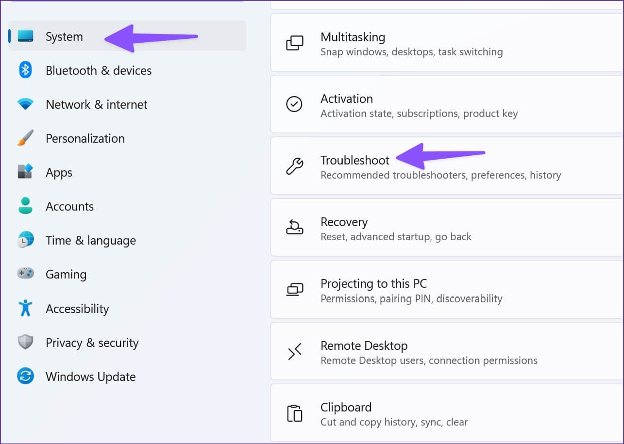 open-troubleshoot-menu-5-1285x915 أفضل 8 طرق لإصلاح رسالة خطأ "يتعذر على Windows الاتصال بالطابعة" على Windows 11