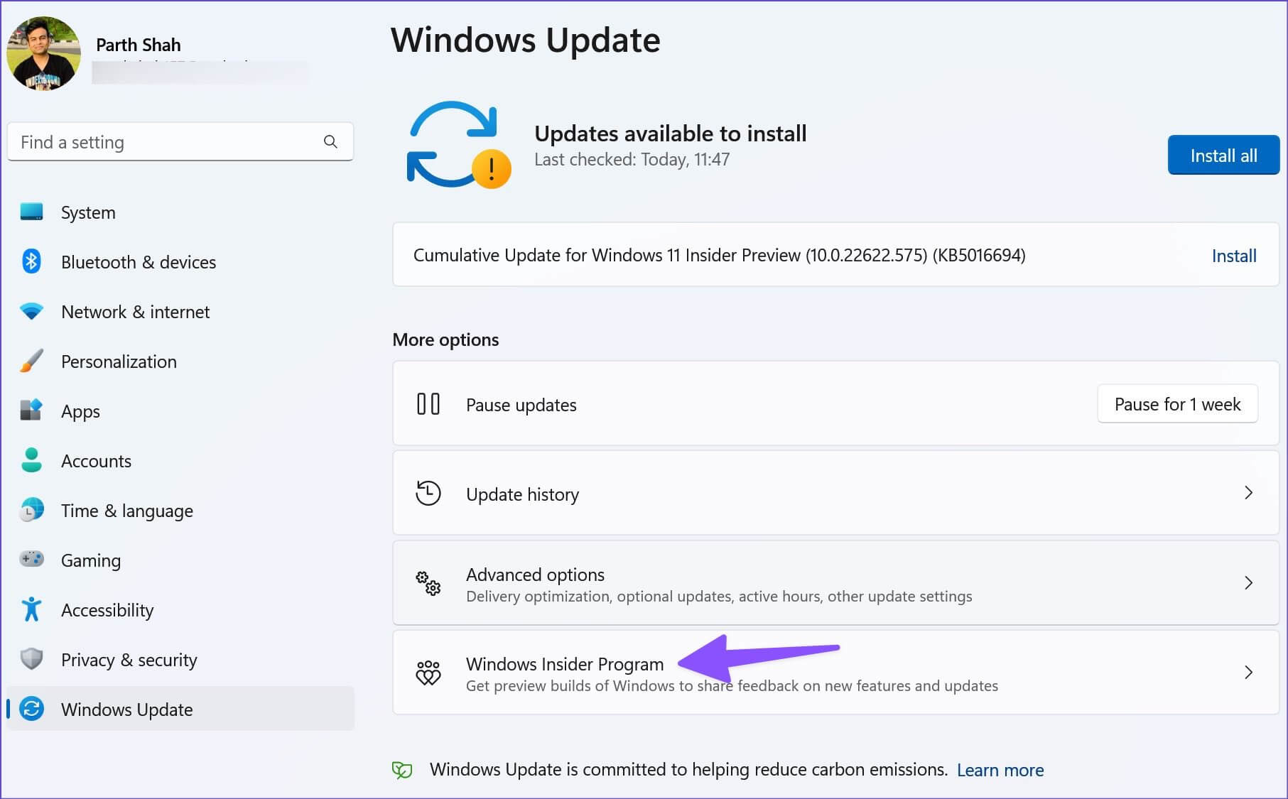 open-windows-insider-program-1813x1125 أفضل 8 طرق لإصلاح عدم عمل بحث مستكشف الملفات على Windows 11