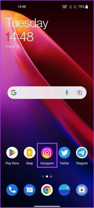 open_instagram_app-e1660648249758-325x719 كيفية الاطلاع لمعرفة المشاركات التي أعجبتك على Instagram