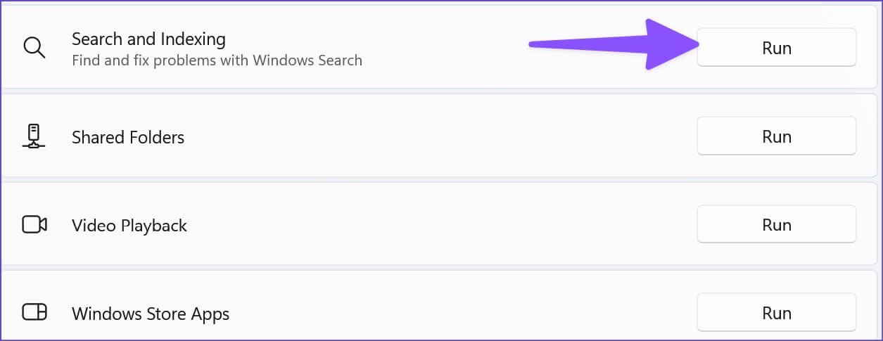 run-search-and-indexing-1255x485 أفضل 8 طرق لإصلاح عدم عمل بحث مستكشف الملفات على Windows 11