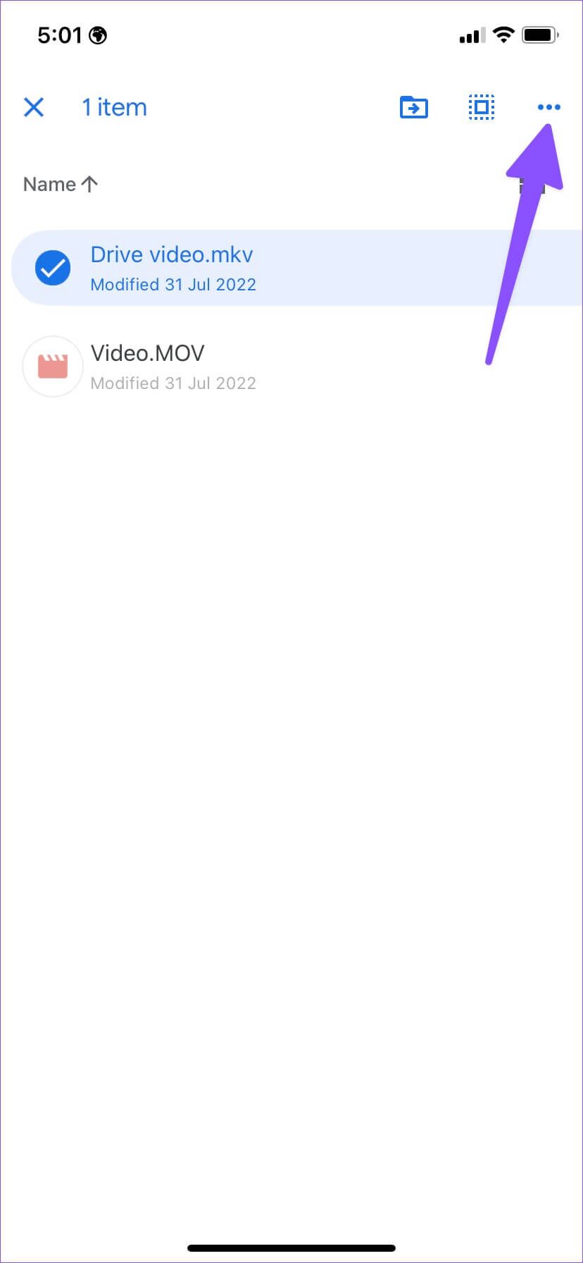 select-more-menu-6-828x1792 كيفية تنزيل وتشغيل مقاطع فيديو Google Drive على iPhone
