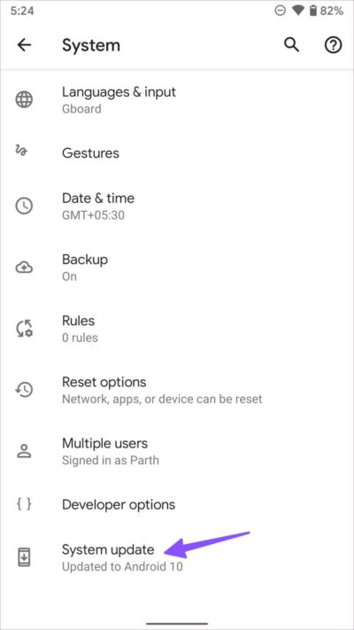 select-system-update-1080x1920-e1661541655220 أفضل 5 طرق لإصلاح "جهازك غير متوافق مع هذا الإصدار" على Android
