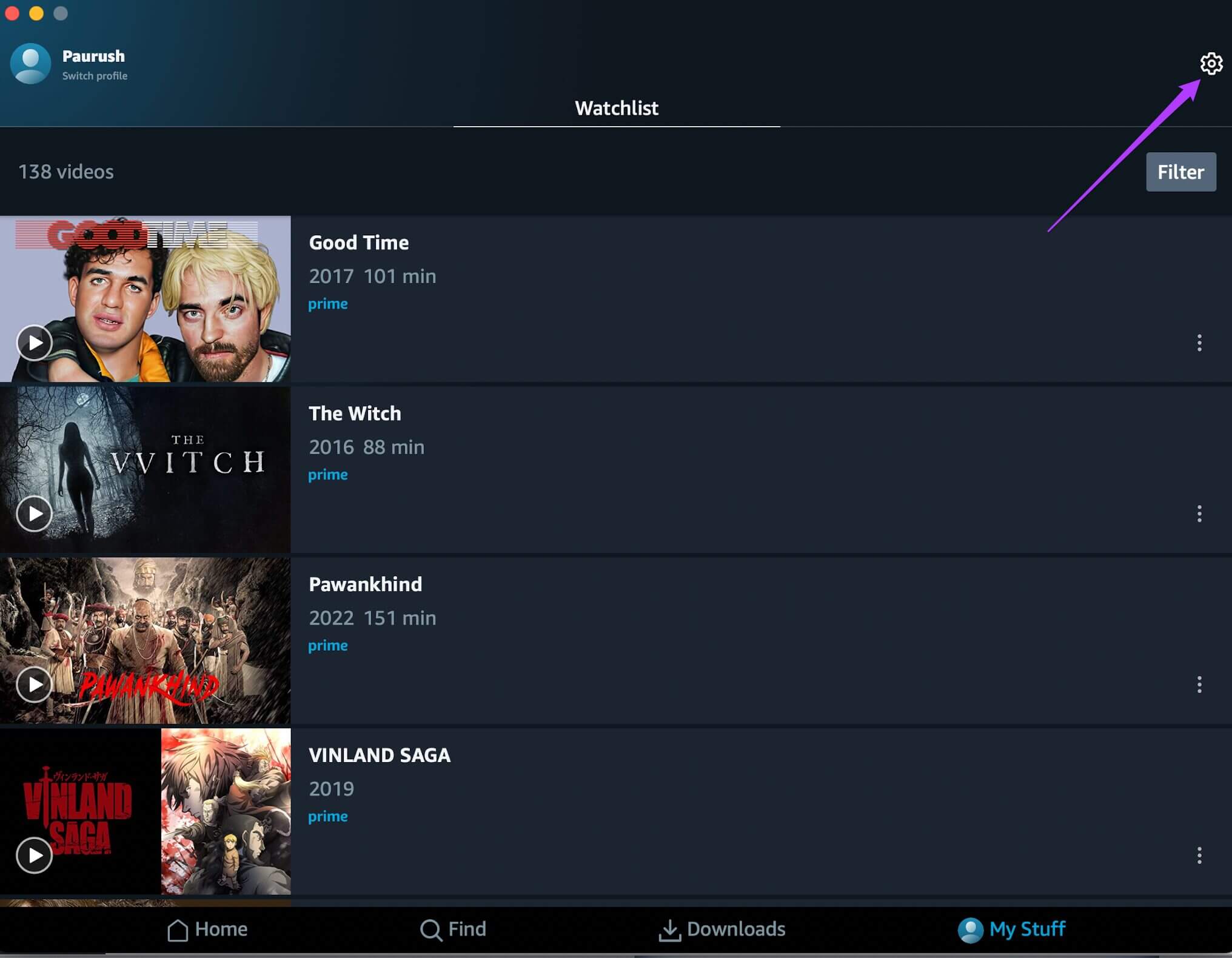 settings-amazon-prime-for-mac-2032x1580 كيفية إزالة الأجهزة المسجلة من Amazon Prime Video
