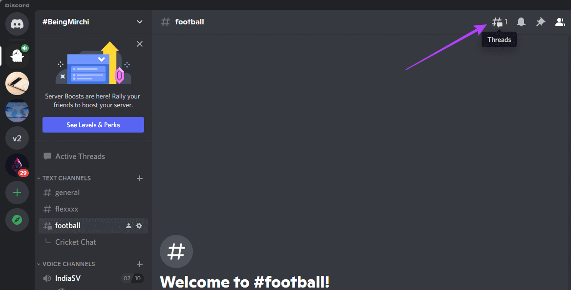 6-4 ما هي سلاسل المحادثة في Discord وكيفية استخدامها