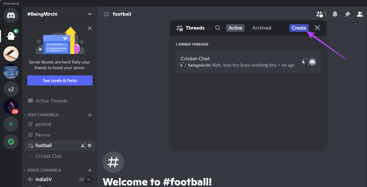 7-6 ما هي سلاسل المحادثة في Discord وكيفية استخدامها