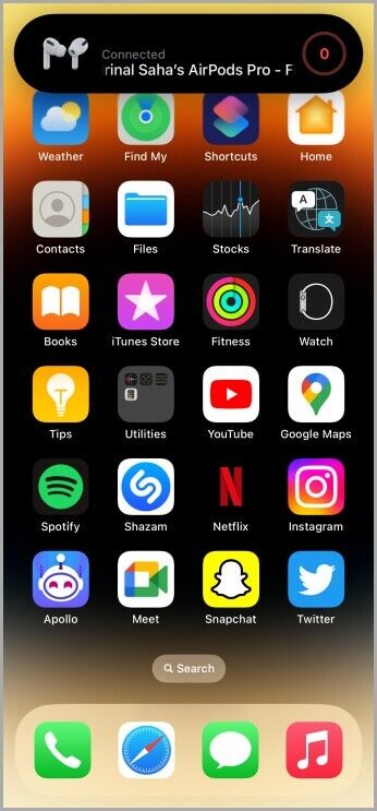 AirPods-Battery-on-Dynamic-Island-2-346x743 أكثر من 12 شيئًا مثيرًا يمكنك القيام به مع الجزيرة الديناميكية