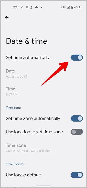 Android-Date-and-Time-Settings-Automatic-300x645 أفضل 13 إصلاحًا لعدم عمل Discord على Android و iPhone