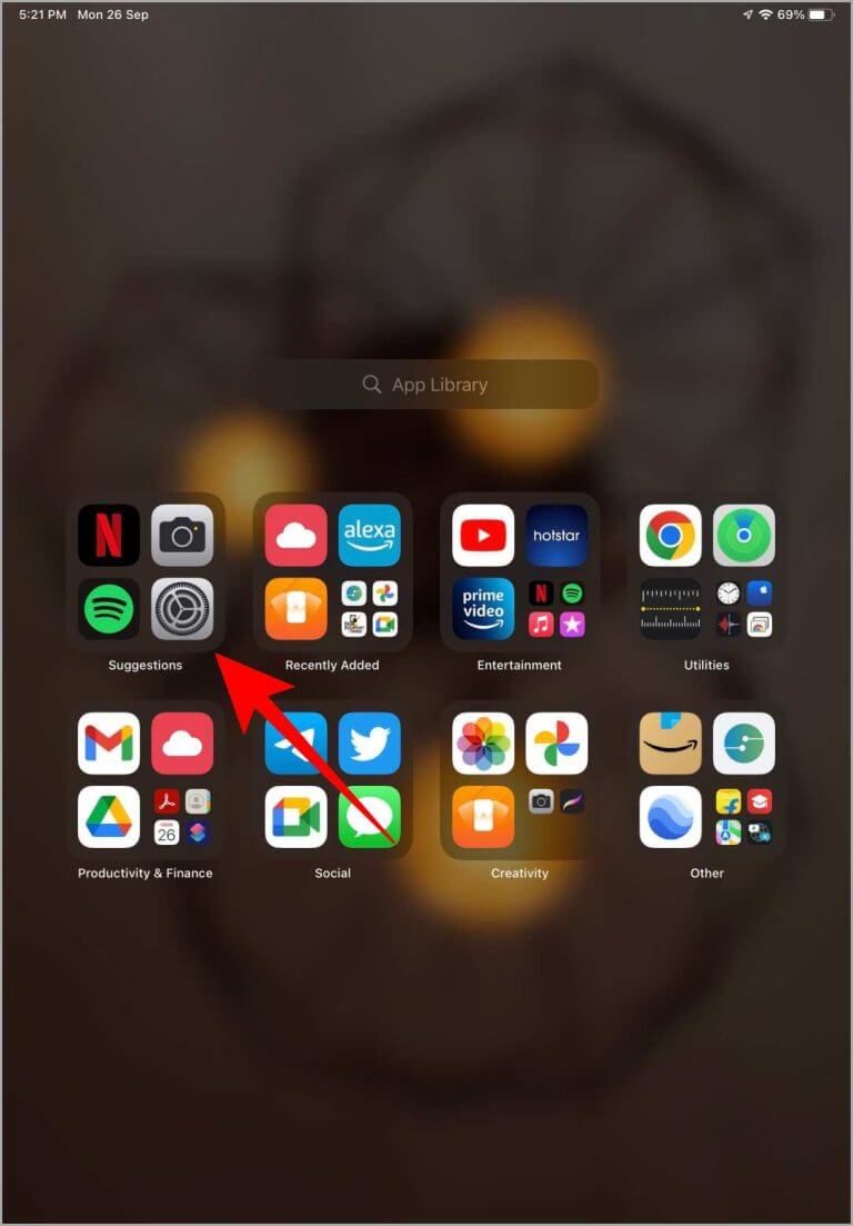 App-Library-iPad-768x1103-1-768x1103 كيفية منع App Store من طلب كلمة المرور على iPad