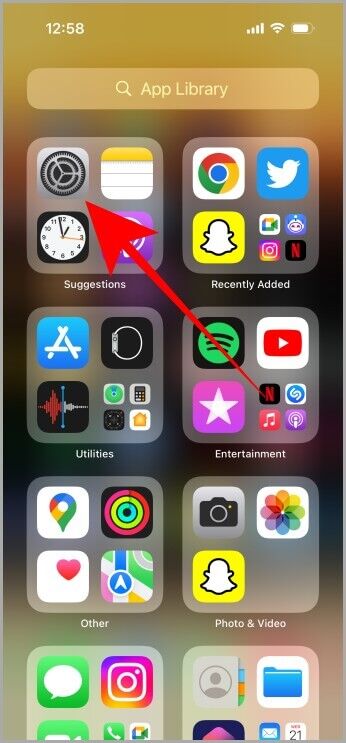 App-Library-iPhone-6-346x743 كيفية تعطيل خاصية Always-on Display على iPhone 14 Pro