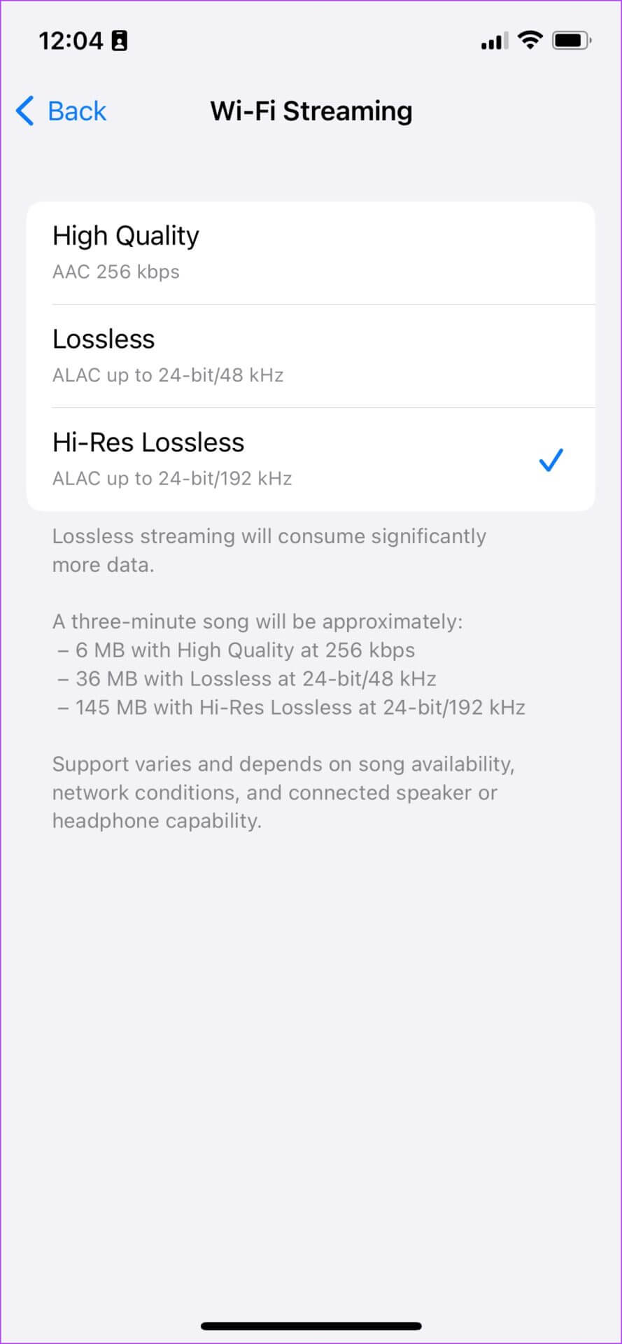 Apple-Music-Lossless-1-889x1920 مقارنة Apple Music مقابل Spotify: ما هو تطبيق بث الموسيقى الذي سيتم استخدامه في 2025