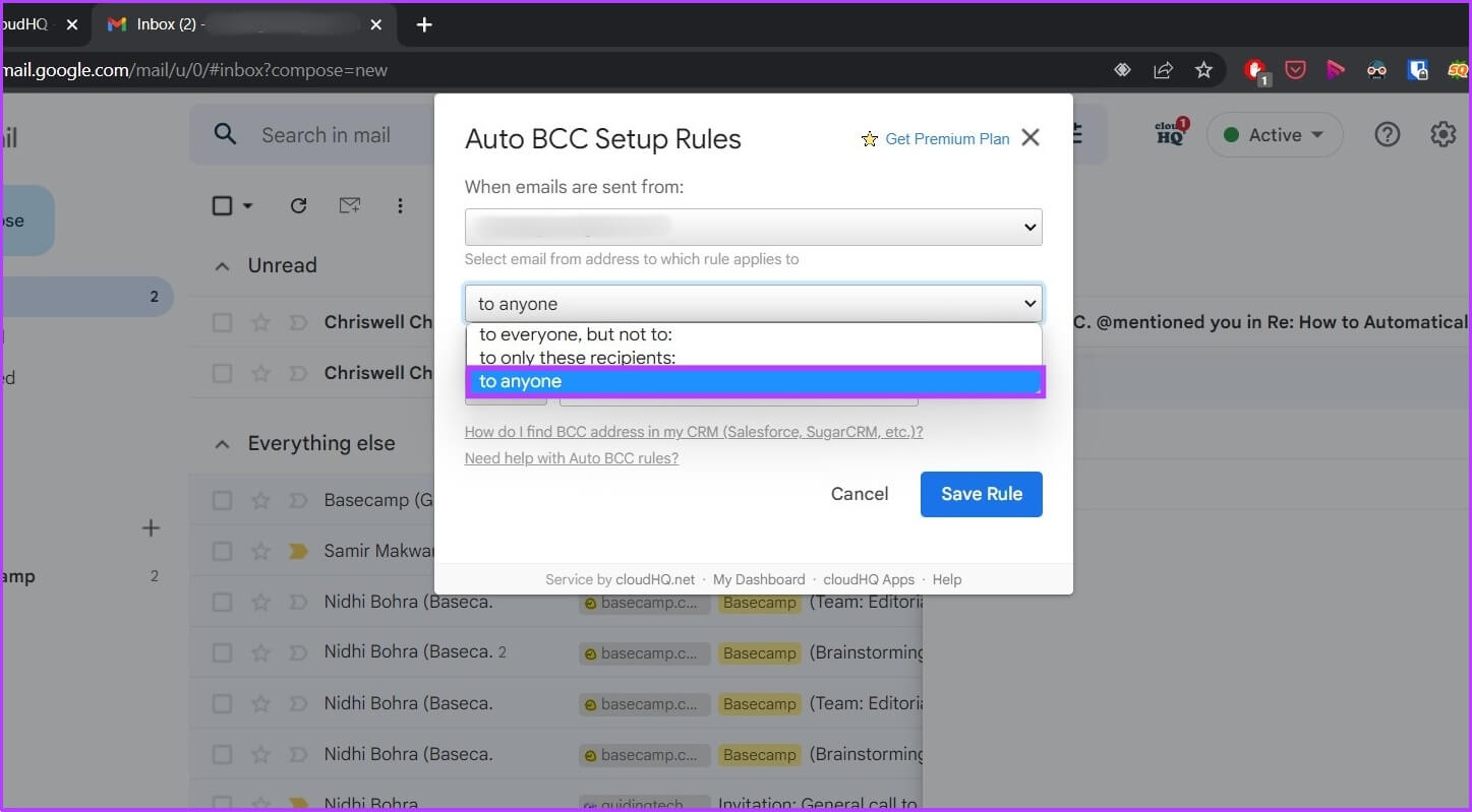 Automatically-CC-or-BCC-Yourself-in-Gmail-5-1447x799 كيفية إنشاء نسخة مخفية أو مخفية الوجهة تلقائيًا في Outlook و Gmail