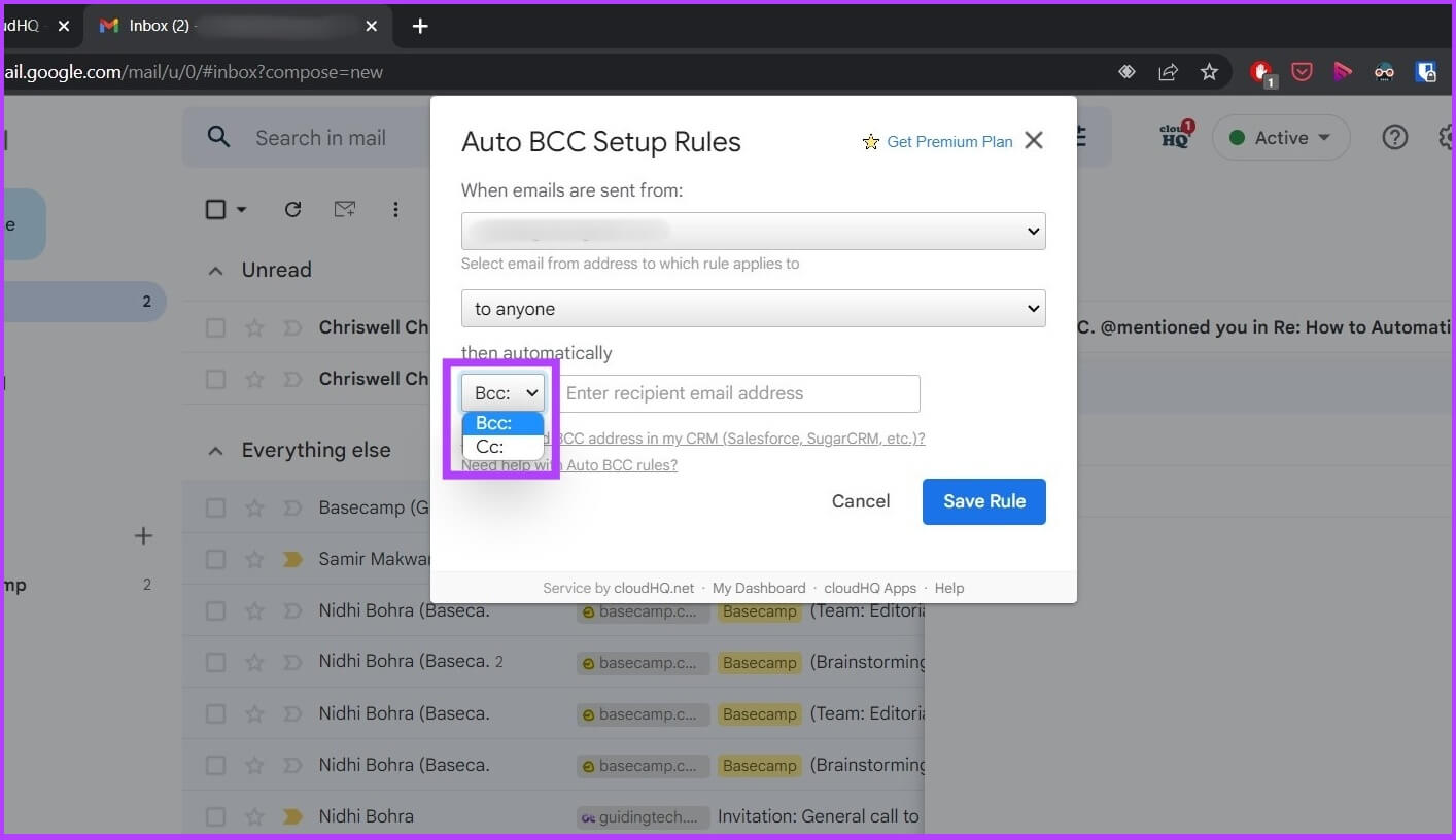 Automatically-CC-or-BCC-Yourself-in-Gmail-6-1414x816 كيفية إنشاء نسخة مخفية أو مخفية الوجهة تلقائيًا في Outlook و Gmail