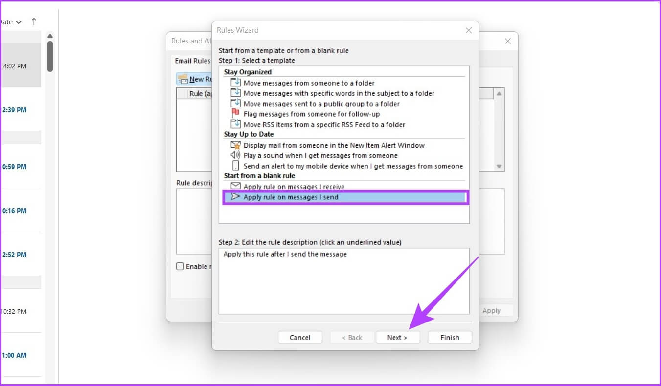 Automatically-CC-or-BCC-Yourself-in-Outlook-6-1351x790 كيفية إنشاء نسخة مخفية أو مخفية الوجهة تلقائيًا في Outlook و Gmail