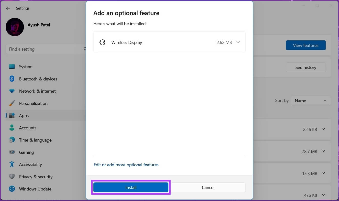 Click-On-Install-1387x822 كيفية عكس Android لجهاز الكمبيوتر بنظام Windows 11