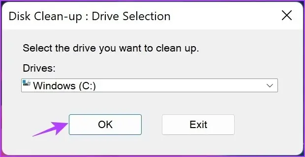 Click-on-OK-1 3 طرق لإزالة الملفات المتبقية بعد إلغاء تثبيت البرنامج على Windows