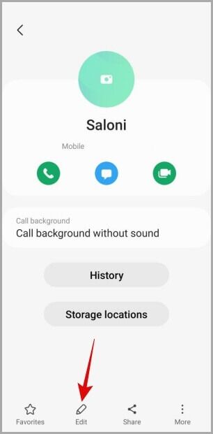 Contact-on-Samsung-Galaxy-Phone-306x621 كيفية تغيير خلفية المكالمات على هواتف Samsung Galaxy