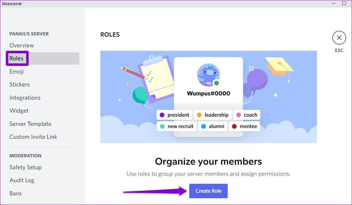 Create-Discord-Role-1144x666 كيفية جعل شخص ما مسؤولًا أو مالكًا لخادم على Discord