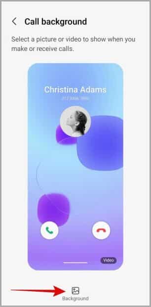 Custom-Background-for-Contact-on-Samsung-Phone-1-306x621 كيفية تغيير خلفية المكالمات على هواتف Samsung Galaxy