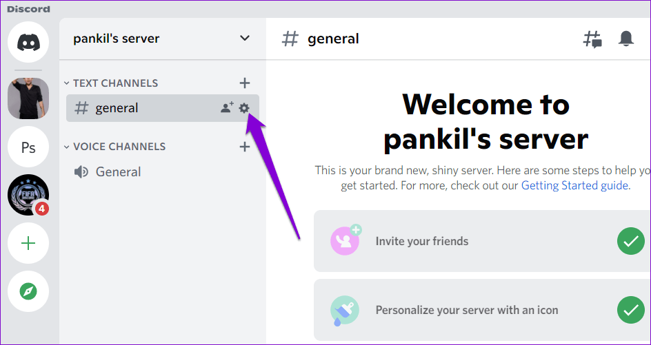 Discord-Channel-Settings كيفية تمكين أو تعطيل الوضع البطيء على Discord
