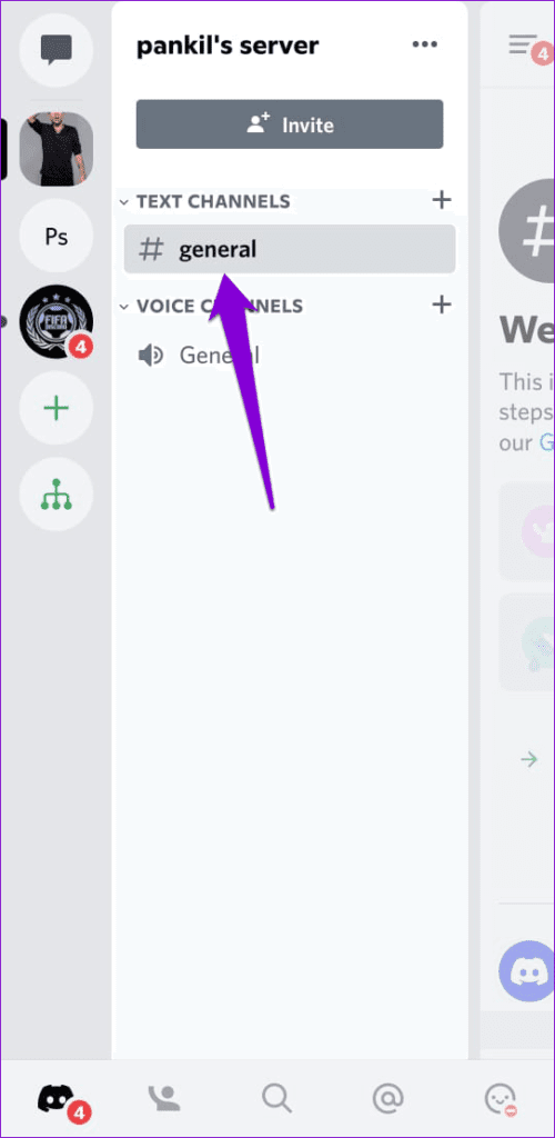 Discord-Channel-on-Mobile-500x1024-1 كيفية تمكين أو تعطيل الوضع البطيء على Discord