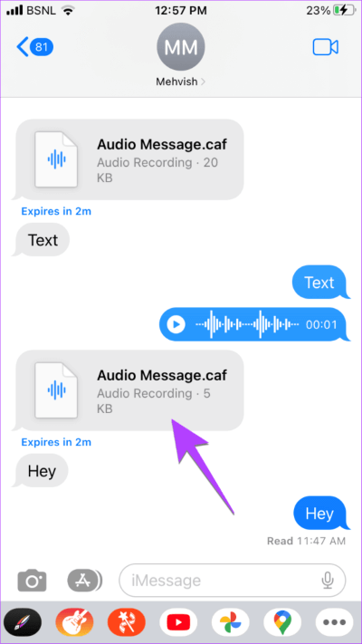 Download-voice-Message-on-iPhone-576x1024-1 كيفية إرسال رسالة صوتية على iPhone (تحديث iOS 16)