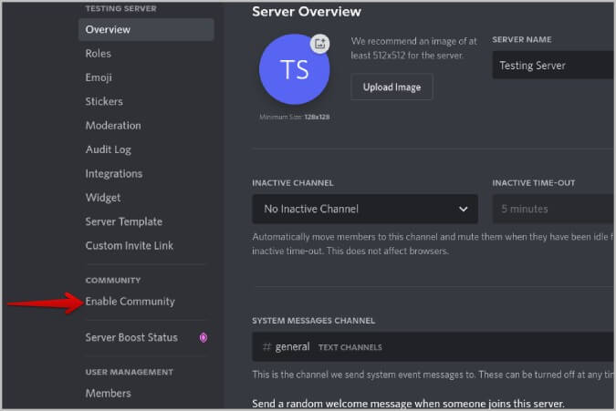 Enable-Community-option-on-Discord-Server-Settings-675x451 كيفية إنشاء وإعداد واستخدام قناة المنتديات على Discord