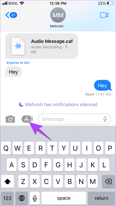 Enable-iMessage-Dock-apps-on-iPhone كيفية إرسال رسالة صوتية على iPhone (تحديث iOS 16)