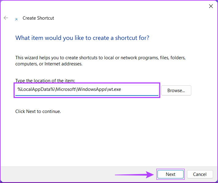 Enter-Location أفضل 5 طرق لبدء تشغيل Windows Terminal على Windows 11