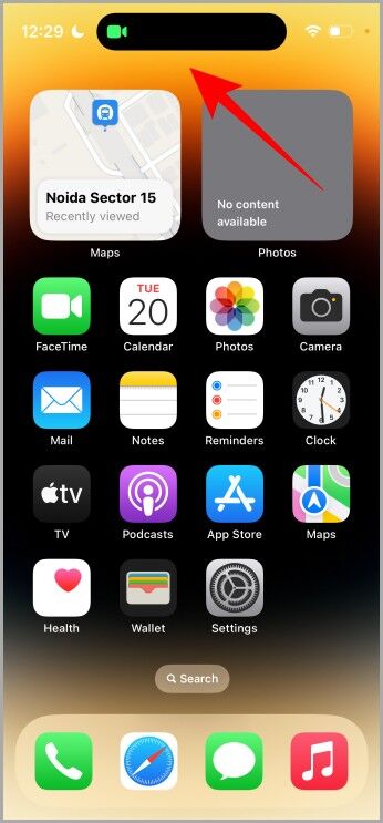 FaceTime-on-Dynamic-Island-346x743 أكثر من 12 شيئًا مثيرًا يمكنك القيام به مع الجزيرة الديناميكية