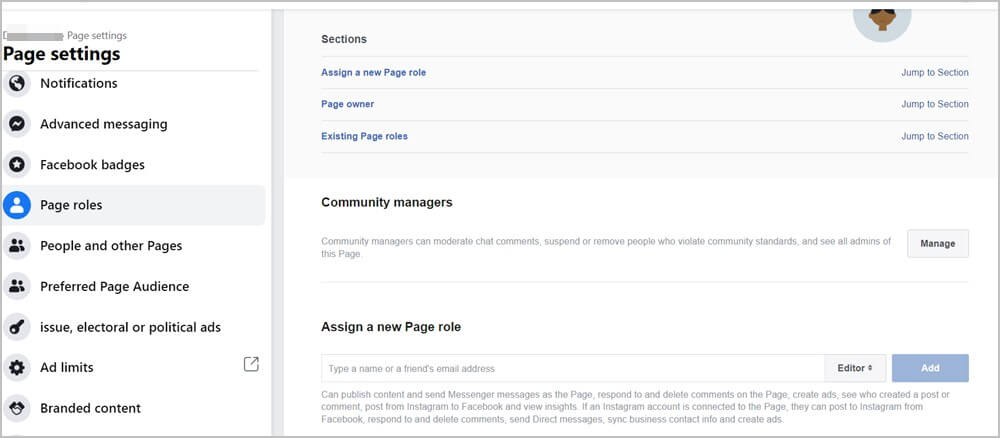 Facebook-Classic-Page-Roles-1000x438 تجربة صفحة Facebook الجديدة مقابل الكلاسيكية: ما هو الفرق